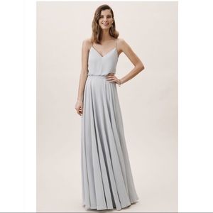 Jenny Yoo Inesse dress whisper blue BHLDN size 4